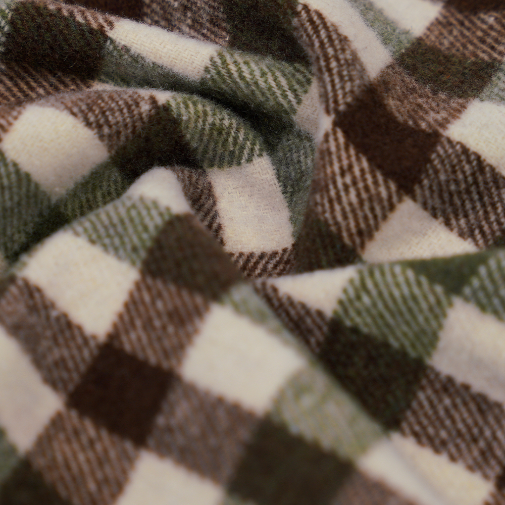 100% 其他,410G/M 绿色、棕色和白色,粗花呢纱,ML-701234