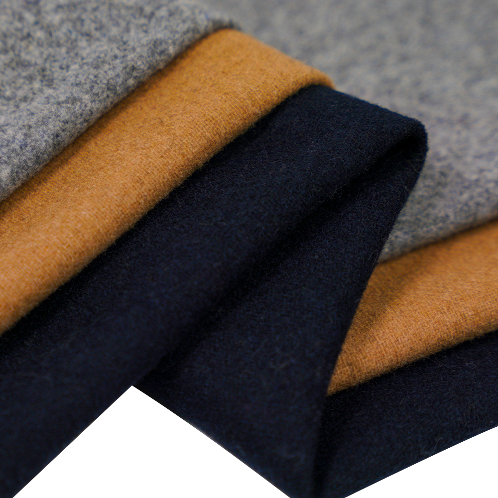 50% 羊毛、40% 聚酯纤维、10% 其他纤维、340G/M、骆驼、法兰绒面料、ML-S0624-201-9