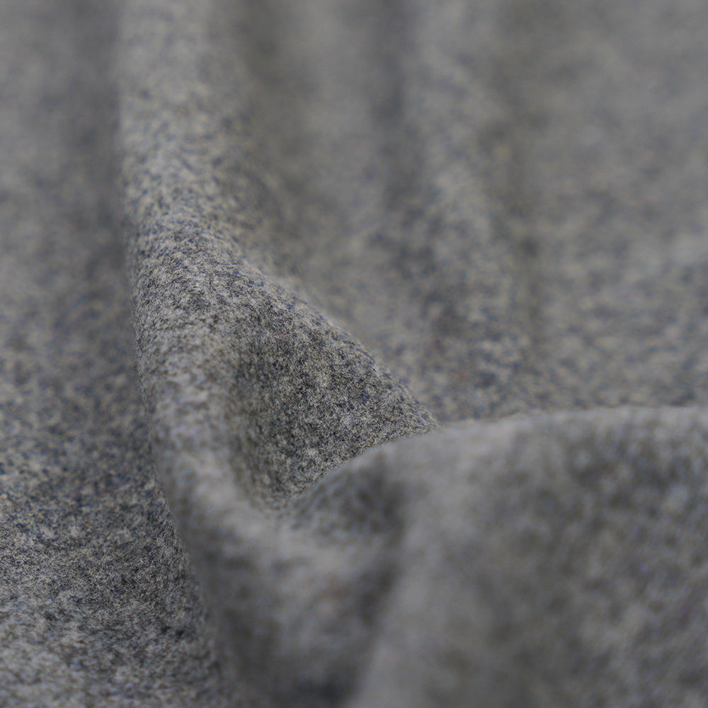 9% 羊毛、66% 聚酯纤维、25% 其他纤维、400G/M、灰色、法兰绒面料、ML-0124-4169