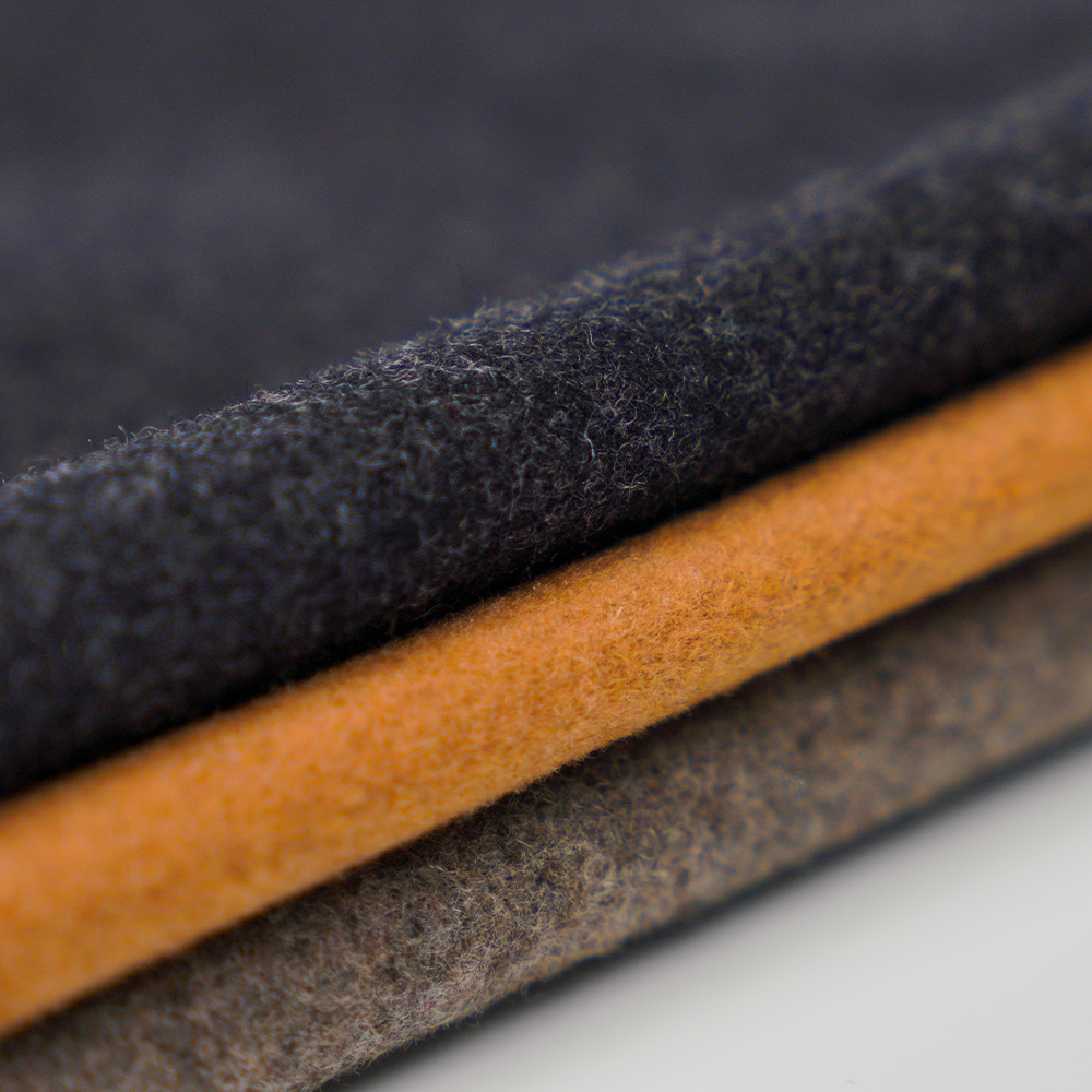 60% 羊毛、30% 聚酯纤维、10% 其他纤维、800G/M、深灰色、Melton ML-90345